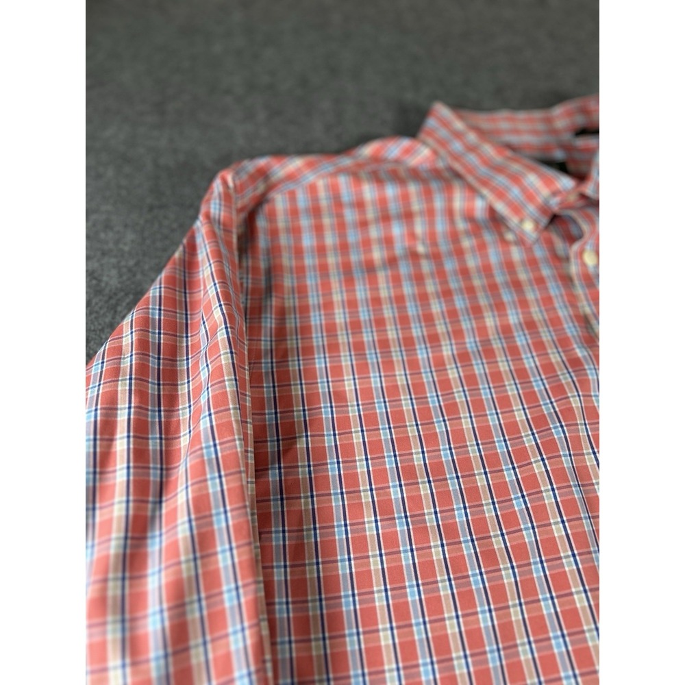 Orvis Shirt Mens XXL Multicolor Plaid Long Sleeve Button Up Dress Casual - Picture 4 of 6